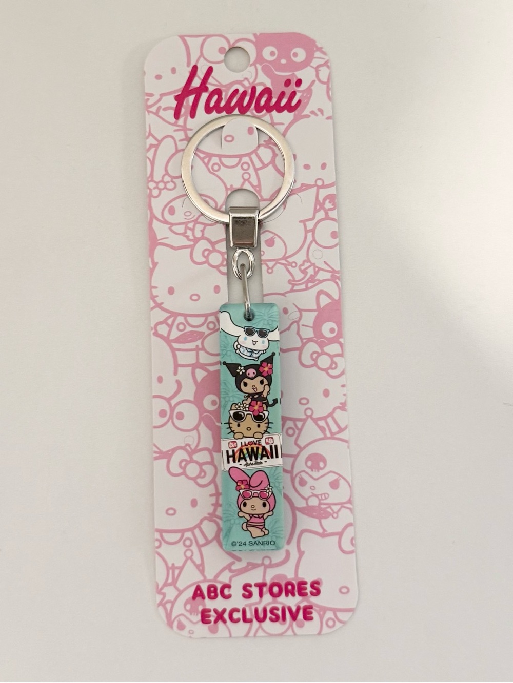 Sanrio official collectible acrylic keychain from Hawaii
